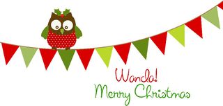 Christmas banner signature