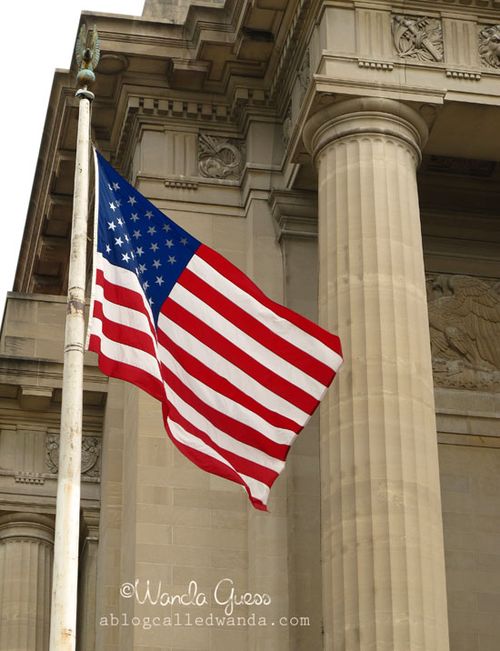FLAG AND COLUMN