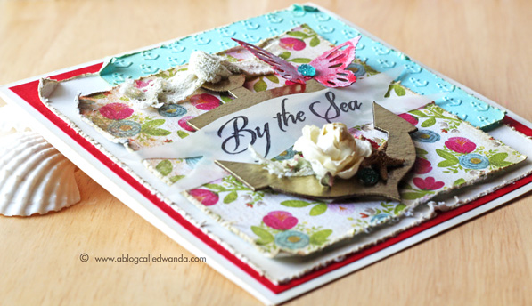 Simon Says Stamp Wednesday Challenge card by Wanda Guess