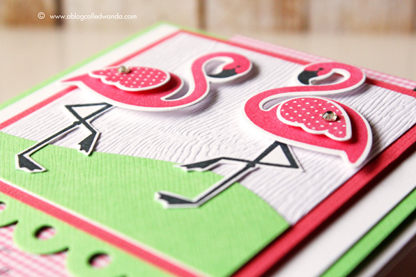 Flamingo card by Wanda Guess - stamps by Reverse Confetti Flamingo card by Wanda Guess - stamps by Reverse Confetti