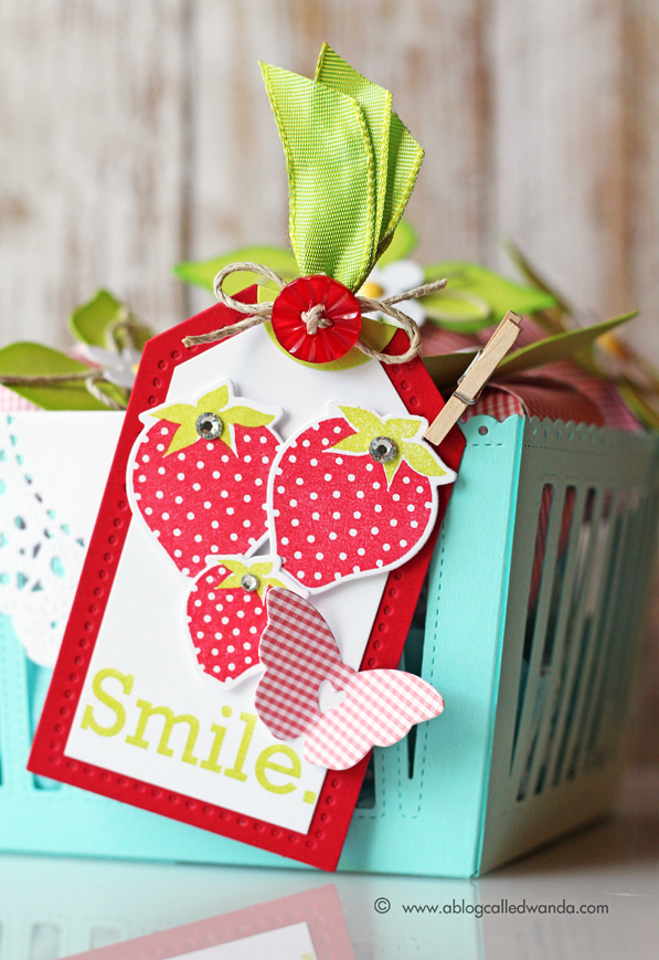 PTI Strawberry Patch and Berry Basket by Wanda Guess