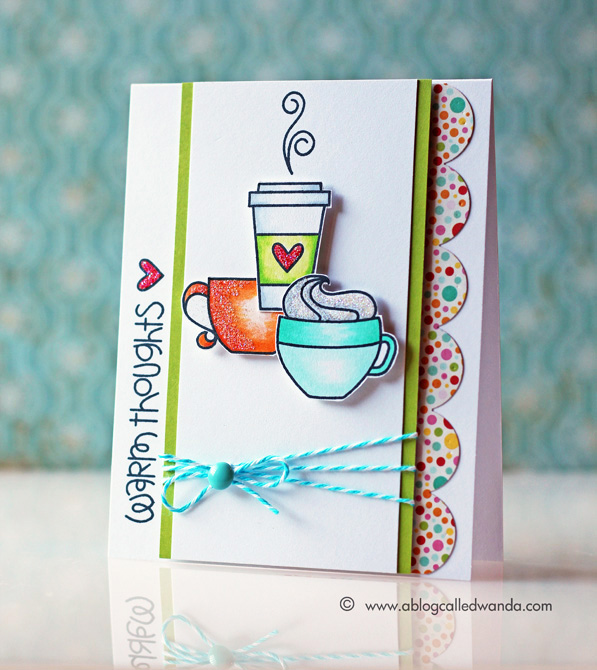 Paper Smooches challenge card by Wanda Guess