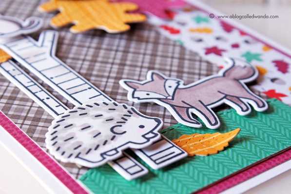 Lawn Fawn Sending Hedgehugs. Card by Wanda Guess