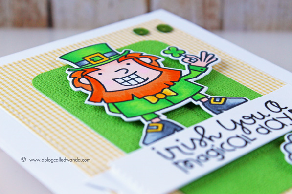 Paper Smooches Magical Spring stamps. Card by Wanda Guess