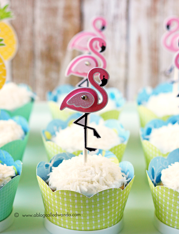 Betty Crocker Pina Colada Cupcakes. made by Wanda Guess
