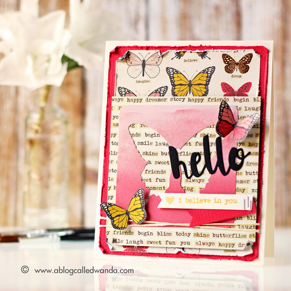 Simon Says Stamp October card kit! Card by Wanda Guess #sssfave 