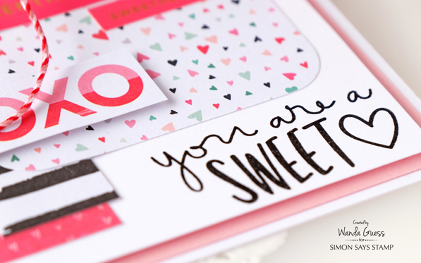 Simon Says Stamp Feb 2016 card kit. Card by Wanda Guess. Paper by Crate Paper. Exclusive SSS Stamp set. Simon Says Stamp Feb 2016 card kit. Card by Wanda Guess. Paper by Crate Paper. Exclusive SSS Stamp set.