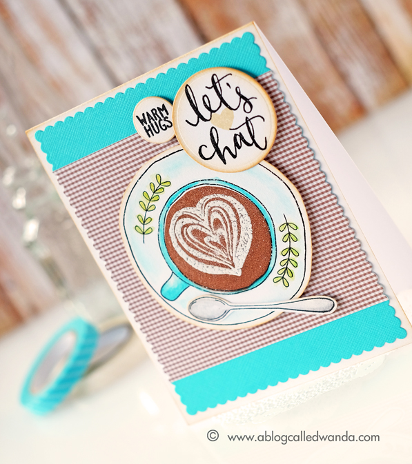 Concord & 9th Let's Chat. Coffee card by Wanda Guess