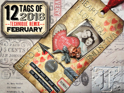 Tim Holtz Feb 2016 tag Tim Holtz Feb 2016 tag