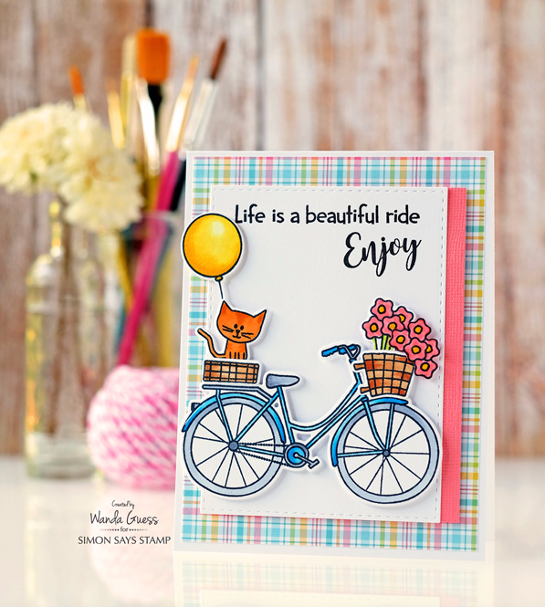Simon Says Stamp new release blog hop! My Favorite release. Card by Wanda Guess #sssfave