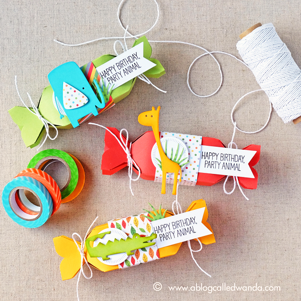 My Favorite Things Jungle Friends Card Kit. Project by Wanda Guess. MFT Jungle