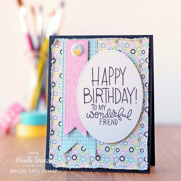 SIMON SAYS STAMP SEPTEMBER 2016 CARD KIT! Card by Wanda Guess