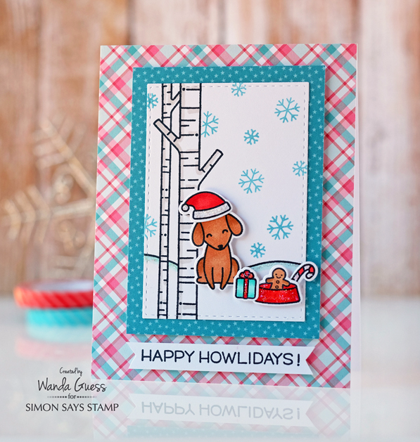 Limited Edition Simon Says Stamp and Lawn Fawn collaboration stamp set for 2016. Project by Wanda Guess. Stamptember! 
