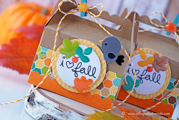 Lawn Fawn Scallop Treat Box Die. Doodlebug Flea Market paper. Project by Wanda Guess. Fall Treat Boxes! Lawn Fawn Scallop Treat Box Die. Doodlebug Flea Market paper. Project by Wanda Guess. Fall Treat Boxes!