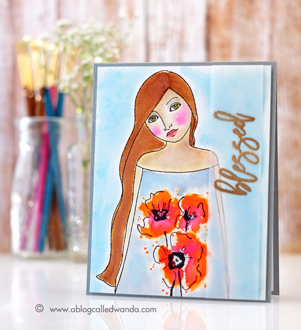 PENNY BLACK MUSE STAMP