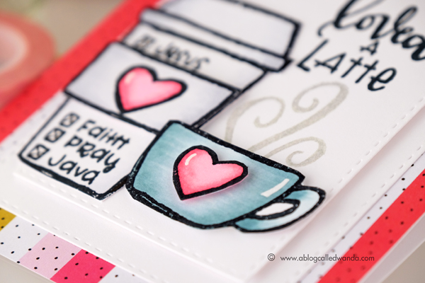 Illustrated Faith card. Crate Paper. Sweet n Sassy stamps, Copic Coloring. Faith based card by Wanda Guess