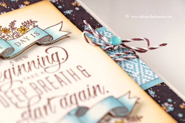 Papertrey Ink New Release Quoted Start Again stamp set. Card by Wanda Guess. PTI Design Team Papertrey Ink New Release Quoted Start Again stamp set. Card by Wanda Guess. PTI Design Team