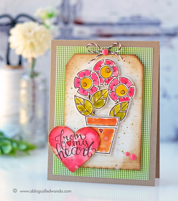 Spellbinders posies stamps and dies