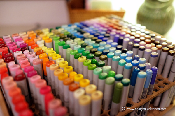 Copic Marker storage and organization