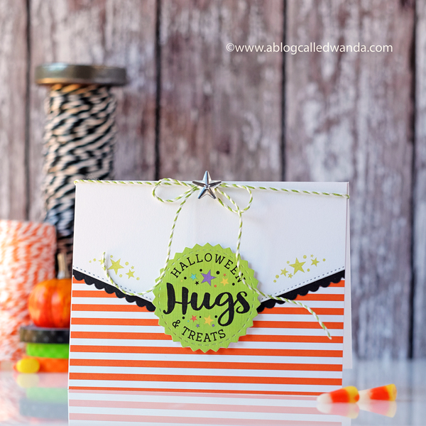 Papertrey Ink Make It Market Mini Kit  Halloween Hugs. Halloween card by Wanda Guess