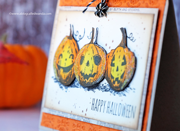 Halloween Card using Tim Holtz Supplies