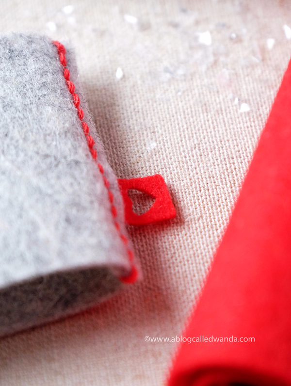 papertrey ink felt coffee cozy