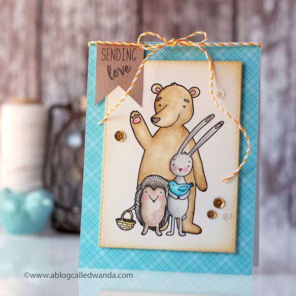 Honey Bee Stamps Forest Friends watercolor pencils
