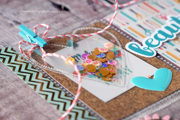 Fuse Tool sequin shaker heart