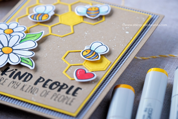 Honey Bee stamps busy bees