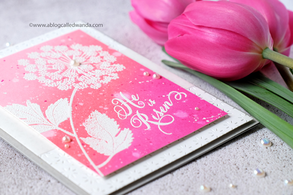 Distress Ink Blending Background Technique