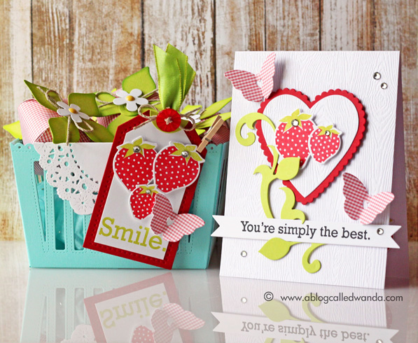 Papertrey Ink Berry Basket project by Wanda Guess
