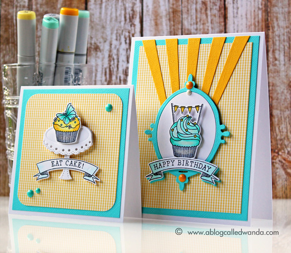 Papertrey Ink Bakers Dozen stamps. Card by Wanda Guess for the March blog hop.