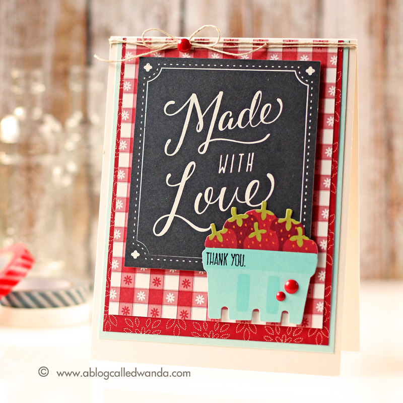 Simon Says Stamp November card kit. Card by Wanda Guess