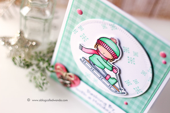 My Favorite Things Pure Innocence stamps - Card by Wanda Guess