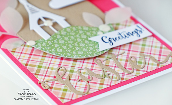 4 Simon Says Stamp Reason to Smile Release. Church and Easter dies. Card by Wanda Guess