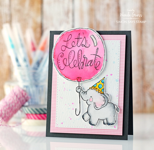 Simon Says Stamp My Favorite - new release. Spring 2016. Card by Wanda Guess. Watercolor printed cards
