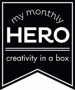 Hero Arts My Monthly Hero Card Kit. March 2017. Projects by Wanda Guess