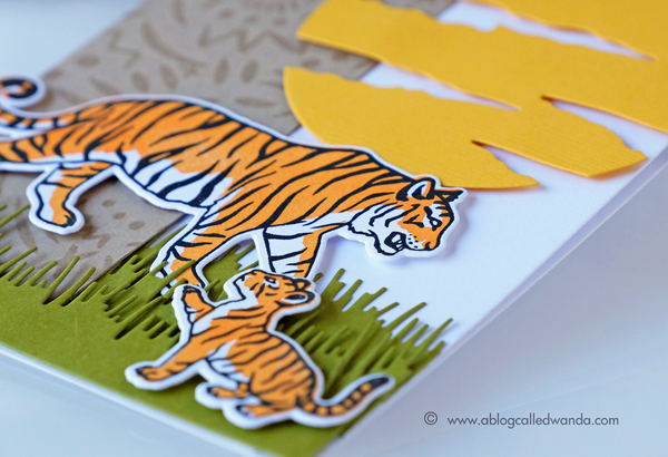 Hero Arts My Monthly Hero Card Kit. June 2017 Safari/Jungle theme. Tigers card by Wanda Guess. Blog Hop Hero Arts My Monthly Hero Card Kit. June 2017 Safari/Jungle theme. Tigers card by Wanda Guess. Blog Hop