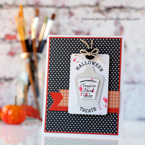 Papertrey Ink Halloween card Wicked Elixir