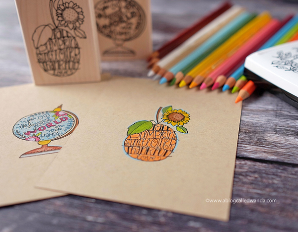 Impress stamps and Zig Markers Impress stamps and Zig Markers