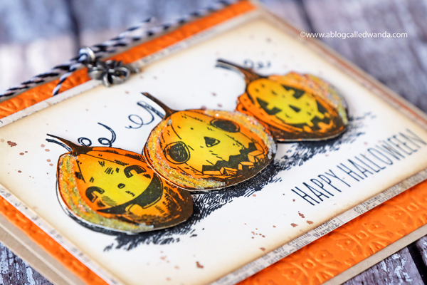 Halloween retro vintage card