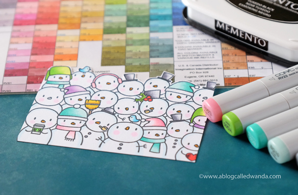 Copic color chart. Mama Elephant stamps
