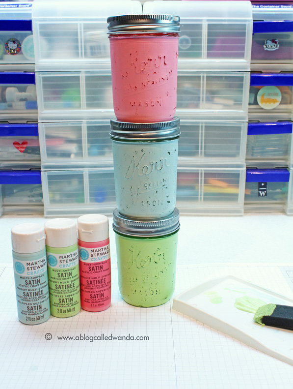 painted mason jars project diy crafts