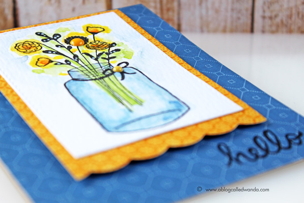 Savvy Stamps card by Wanda Guess