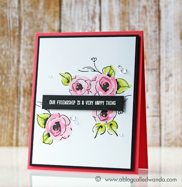 Altenew Painted Flowers Card by Wanda Guess