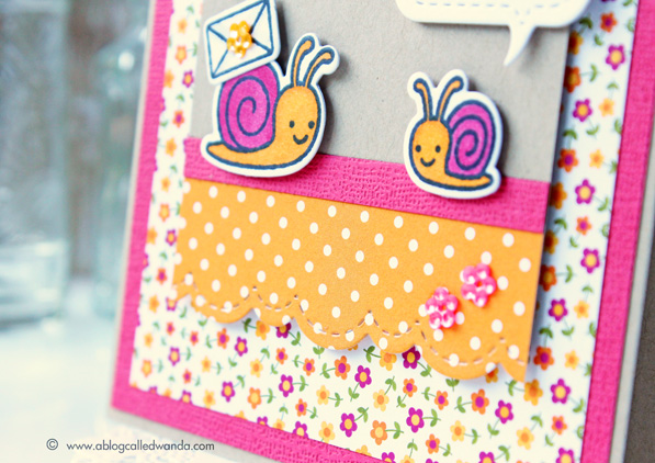 Snail mail! Card by Wanda Guess. Lawn Fawn Gleeful Gardens stamp set. Pretty Pink Posh dies. Snail mail! Card by Wanda Guess. Lawn Fawn Gleeful Gardens stamp set. Pretty Pink Posh dies.