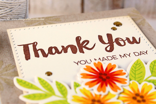 My Favorite Things stamps with Simon Says Stamp for Stamptember. Modern Blooms and Thanks for Being There. Card by Wanda Guess #sssfave
