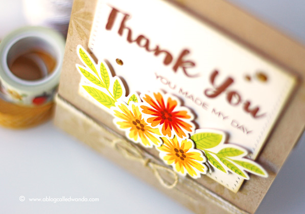 My Favorite Things stamps with Simon Says Stamp for Stamptember. Modern Blooms and Thanks for Being There. Card by Wanda Guess #sssfave