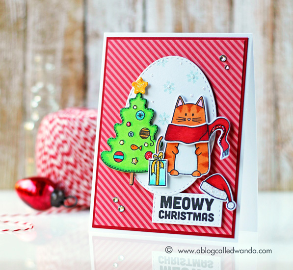 Simon Says Stamp - Create Joy release. Holiday 2015. Card by Wanda Guess  #ssssfave