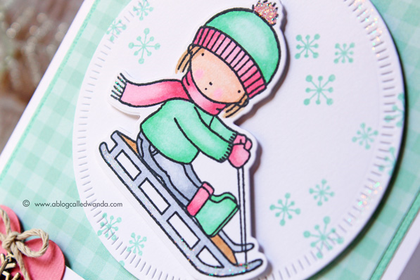 My Favorite Things Pure Innocence stamps - Card by Wanda Guess